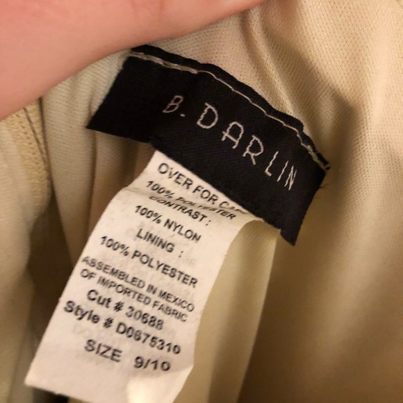 Red and gold High/ low homecoming dress - Picture 5 of 8